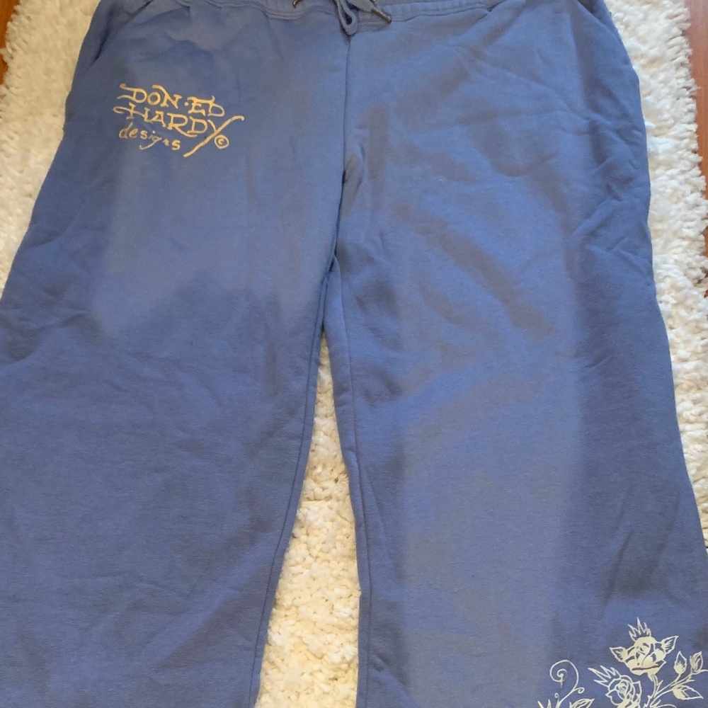 Ed Hardy Blue Sweatpants